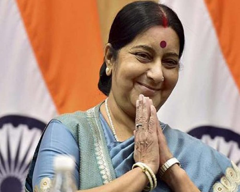 Sushma Swaraj denies reports of being made Andhra Pradesh Governor