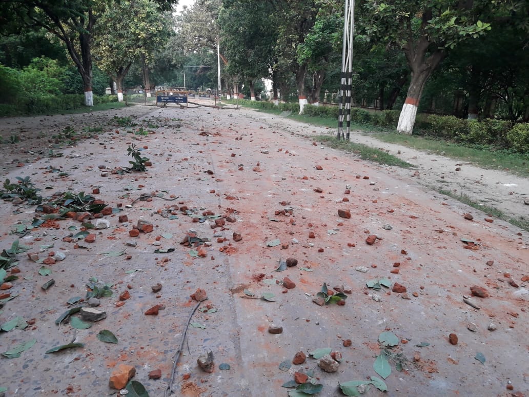 See the photos BHU students clash till righ now