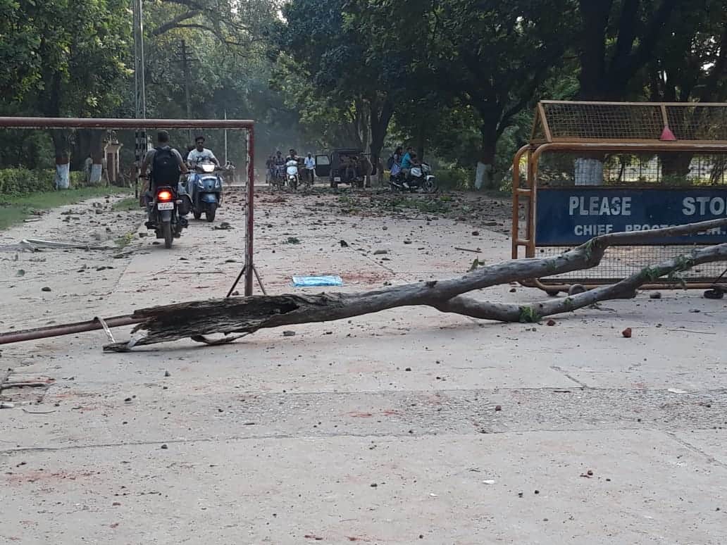 See the photos BHU students clash till righ now