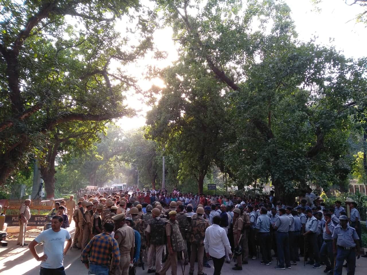 See the photos BHU students clash till righ now