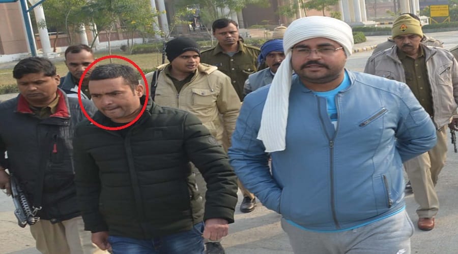 Mafia Rambir Shokeen fled from police custody and investigating police