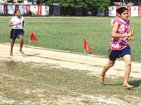Fatehgarh Zone champion in district athletics in farrukhabad