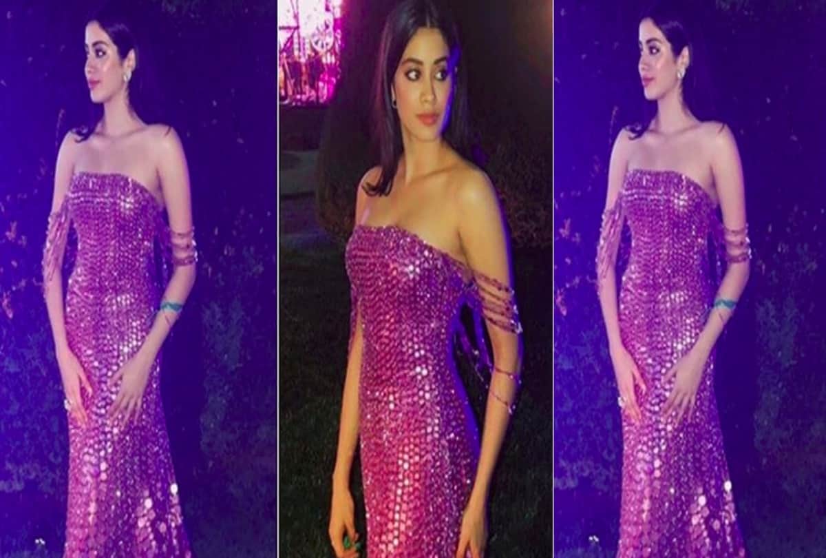 Janhvi Kapoor looks drop dead gorgeous in purple fish cut gown