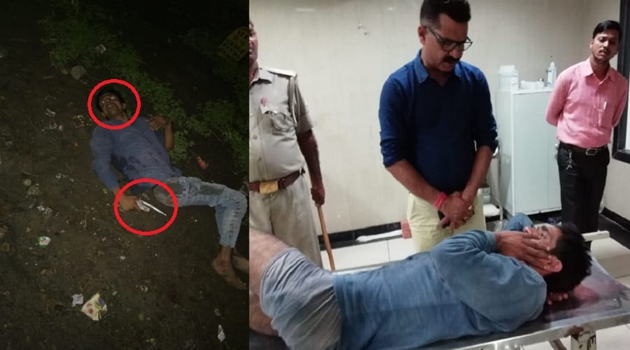 Encounter in Meerut and police officers shooted of accused
