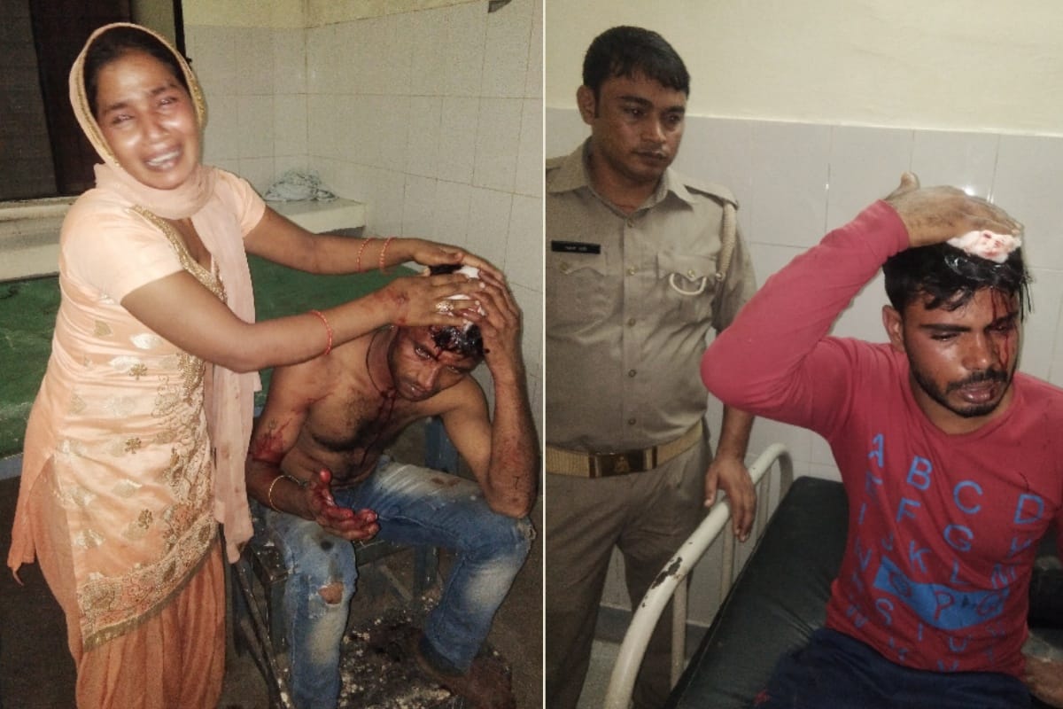 Communal tension in muzaffernagar two side one died sevral injured,police force deployed