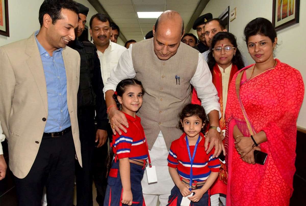 home minister rajnath singh shared his experience with students