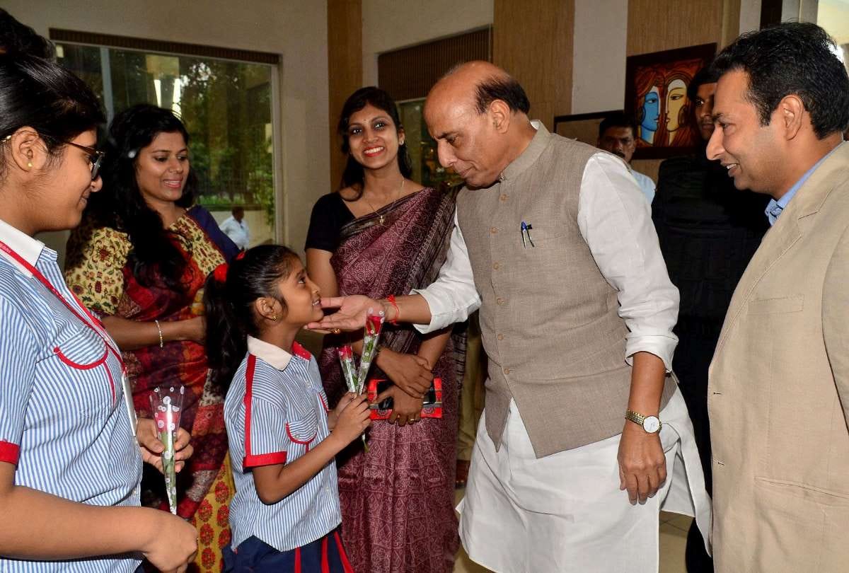 home minister rajnath singh shared his experience with students