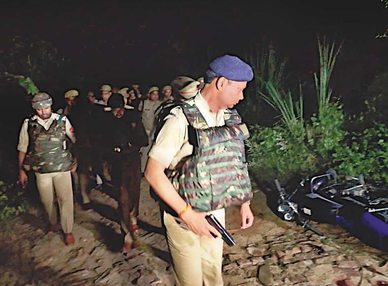 police encounter, one arrested.