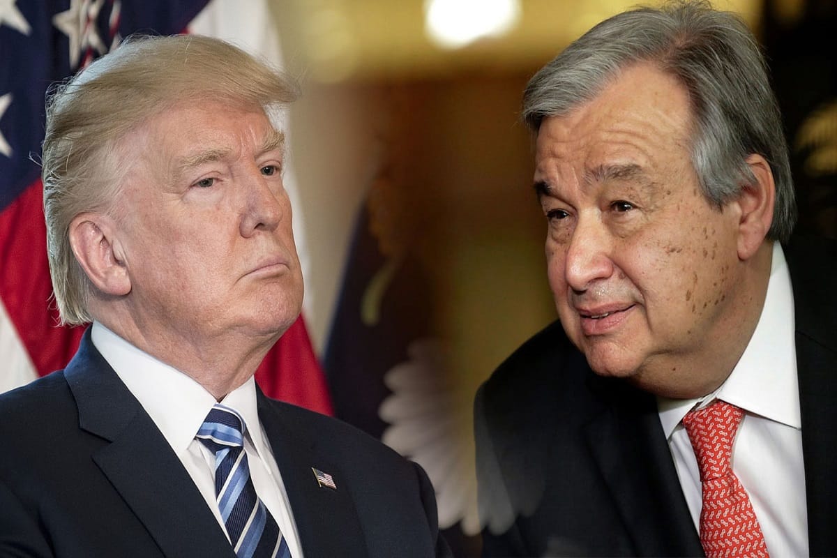 Trump and Guterres discussed about terrorism and atomic weapons