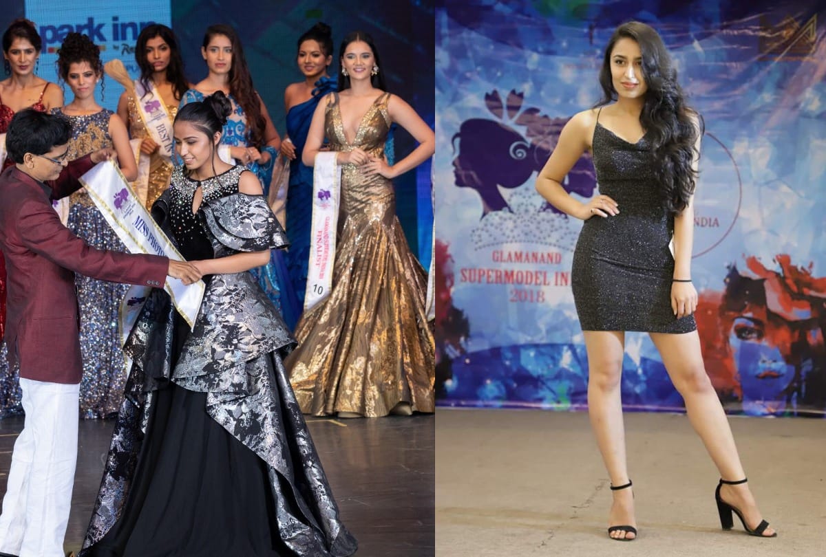 Vaishnavi chauhan wins Miss photogenic award