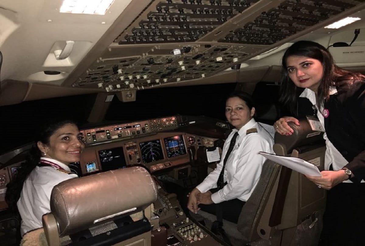 Number of women pilots doubles in last 4 years in india