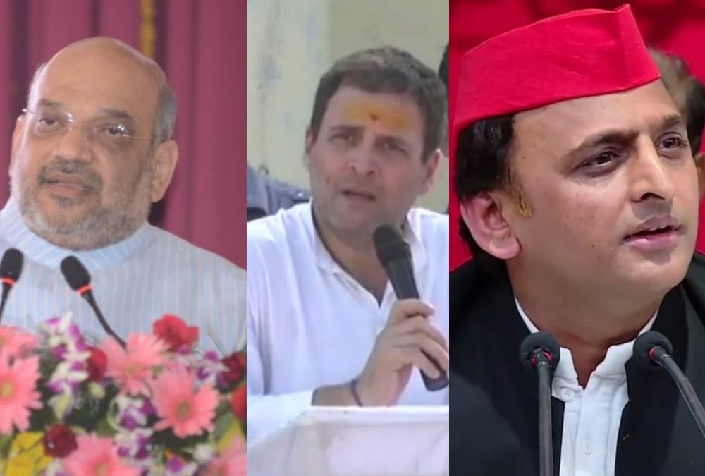 congress and sp stand against bjp's polarization politics.
