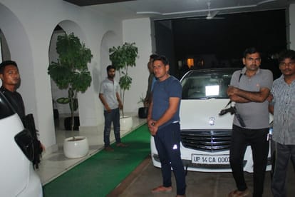 sangeet som bjp mla ascaped in a grenade attack in meerut five policemen suspended