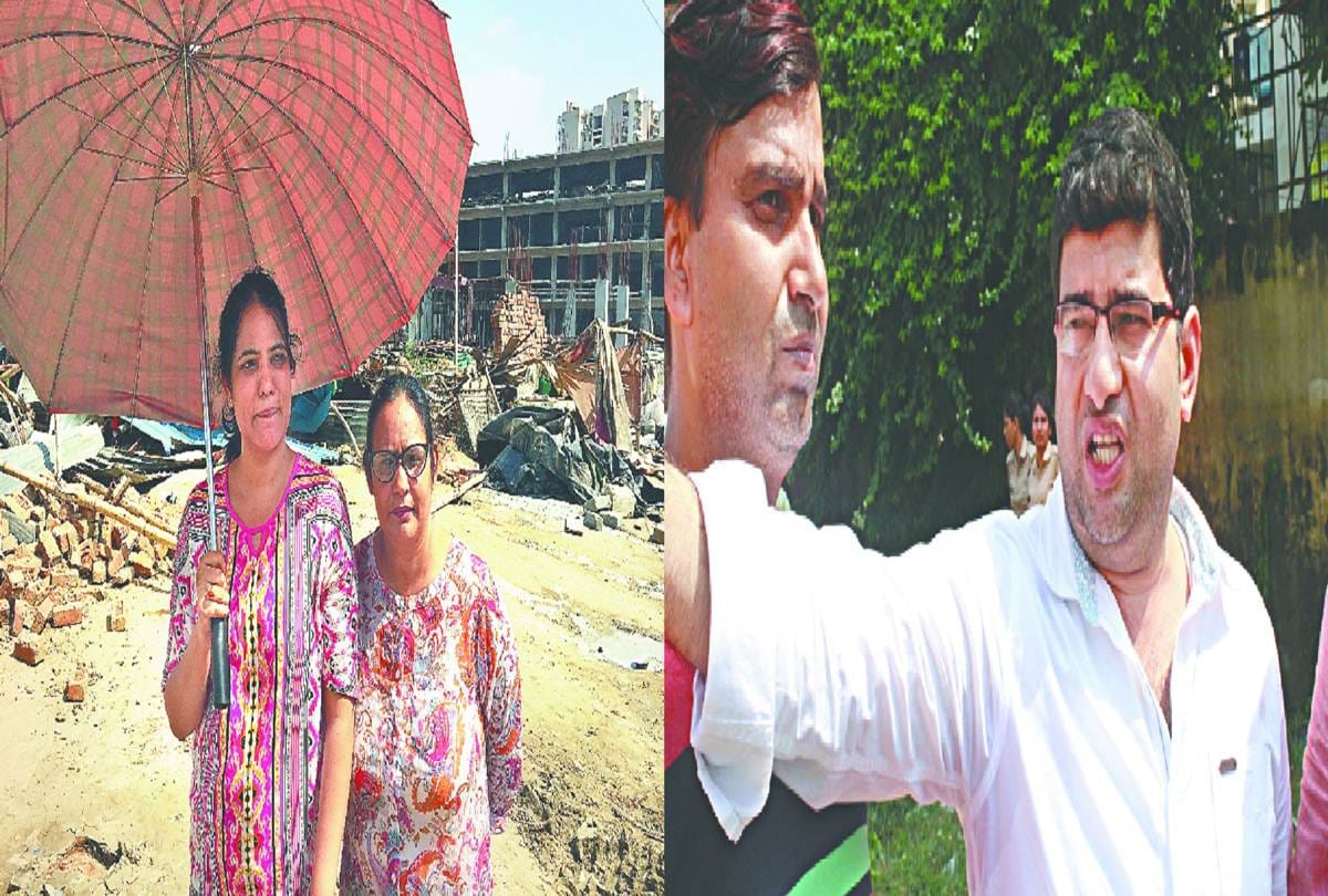 Five Building Demolish in Shahberi, Greater Noida