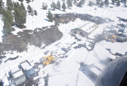 Rescue operation in 8000 sq km area at the highest altitude in the country