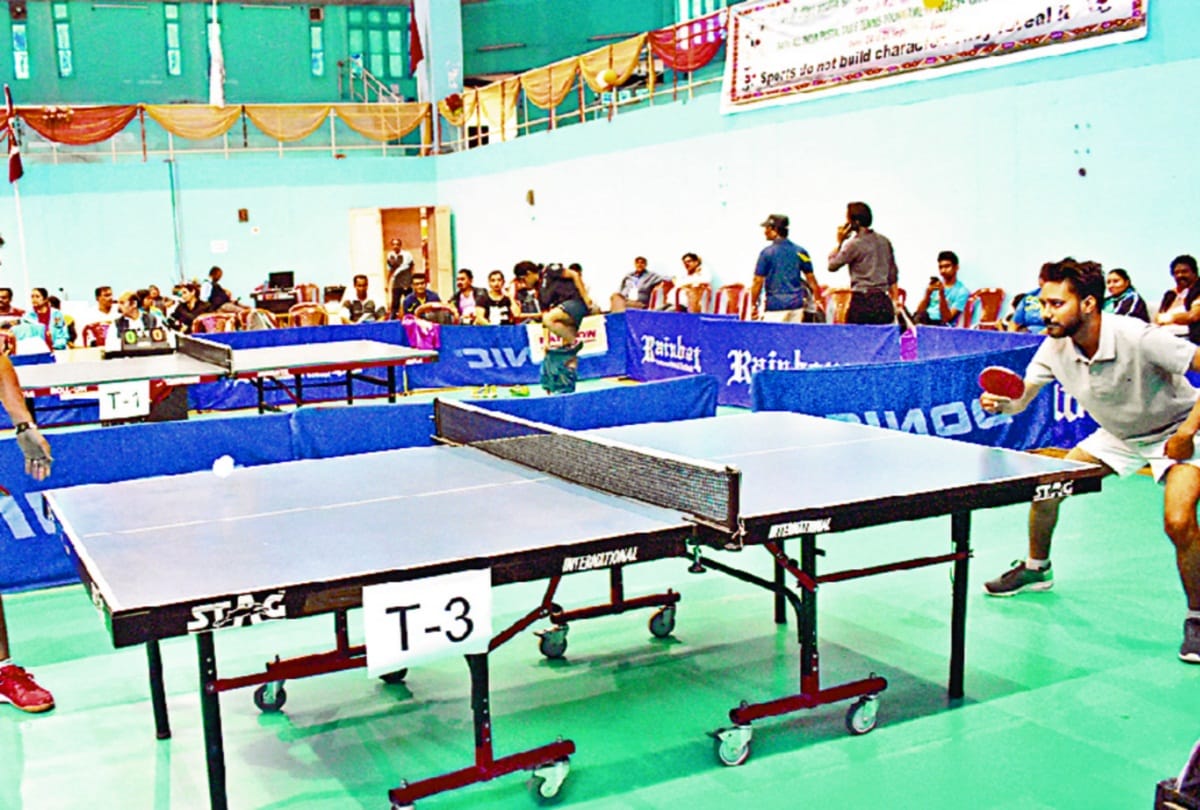 postel department 34th All India Table Tennis Competition