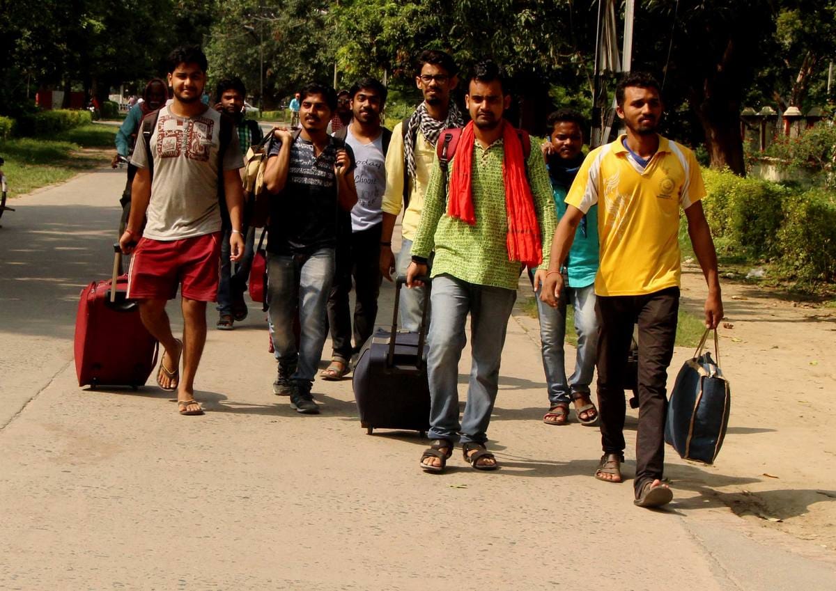 BHU hostels are being evacuated by students after clash