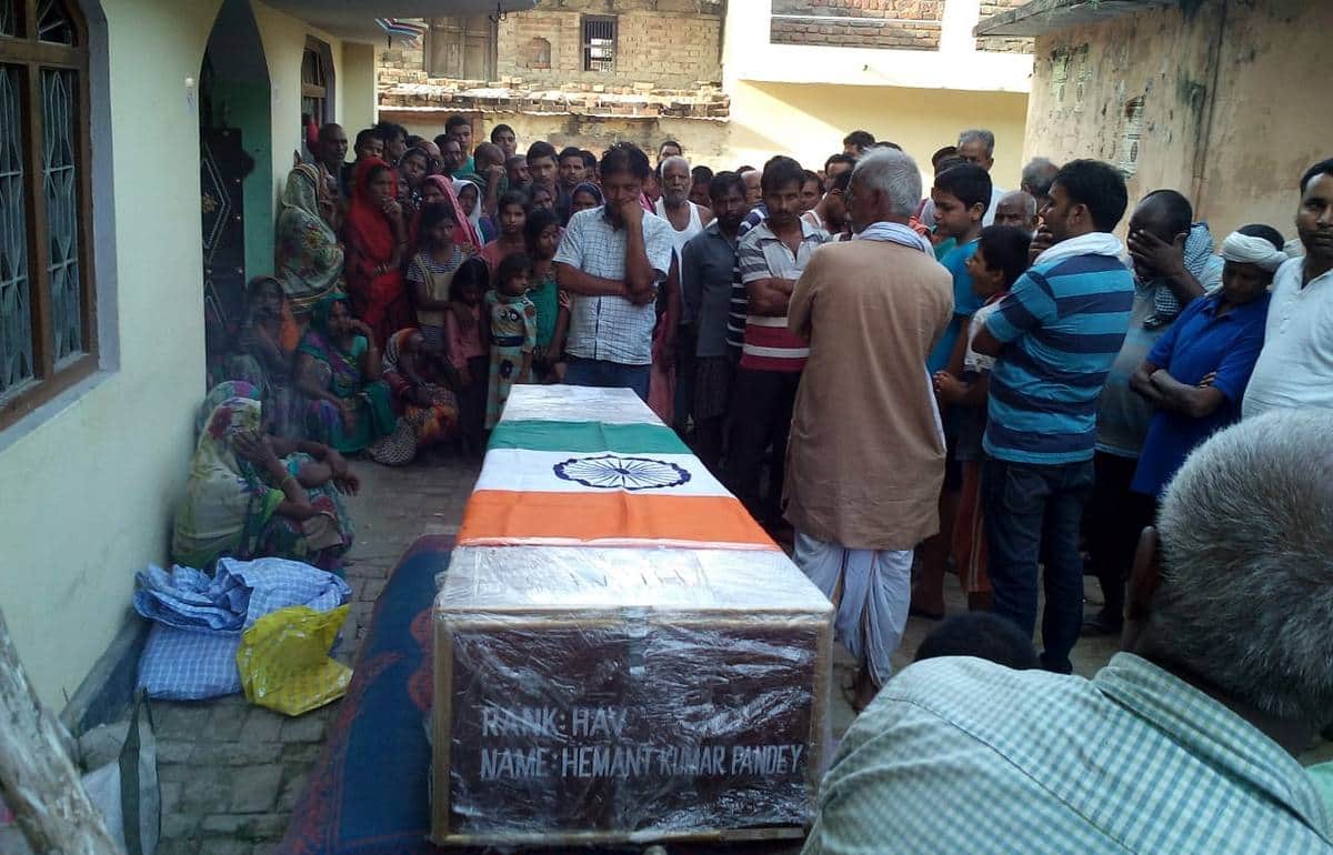 Soldier died by heart attack every villager weep in ballia