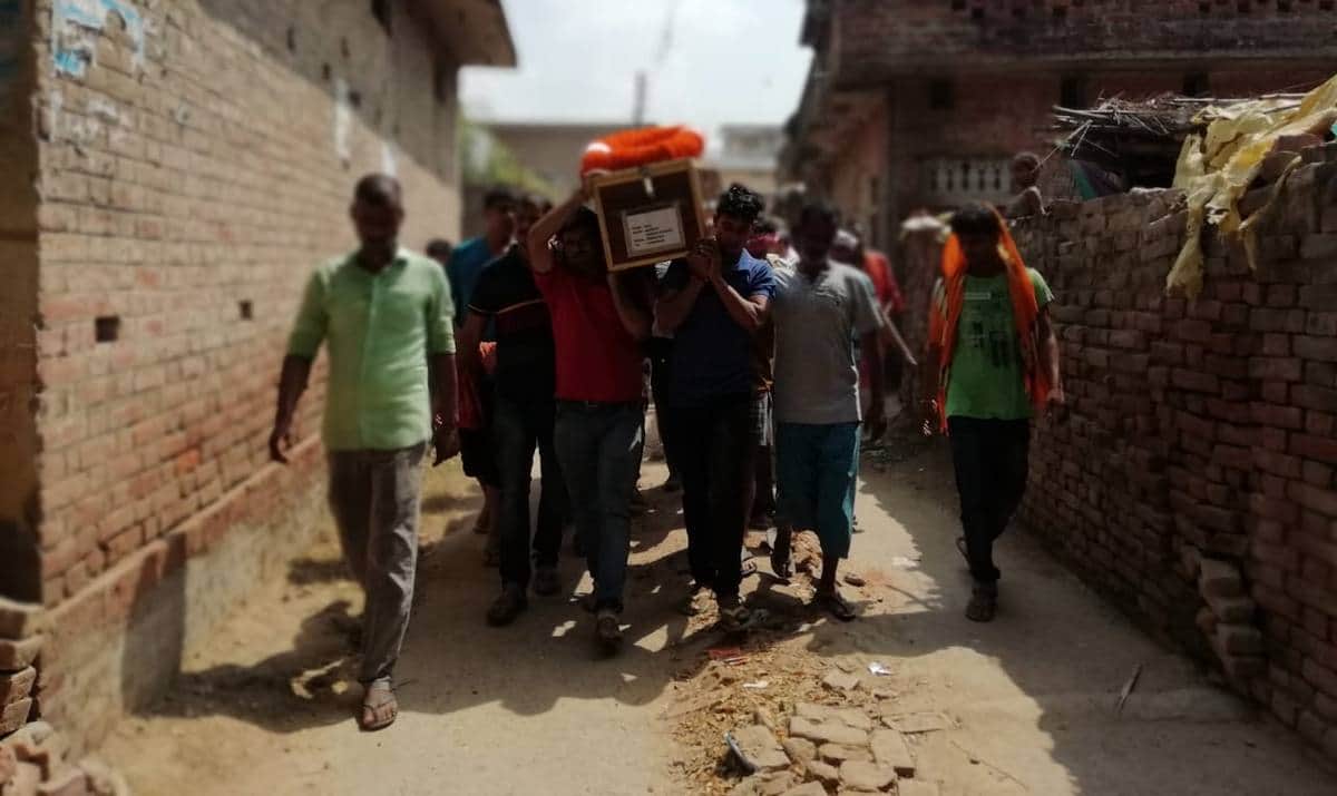 Soldier died by heart attack every villager weep in ballia