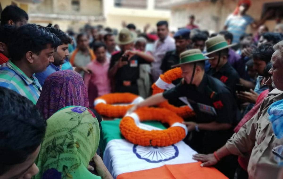 Soldier died by heart attack every villager weep in ballia