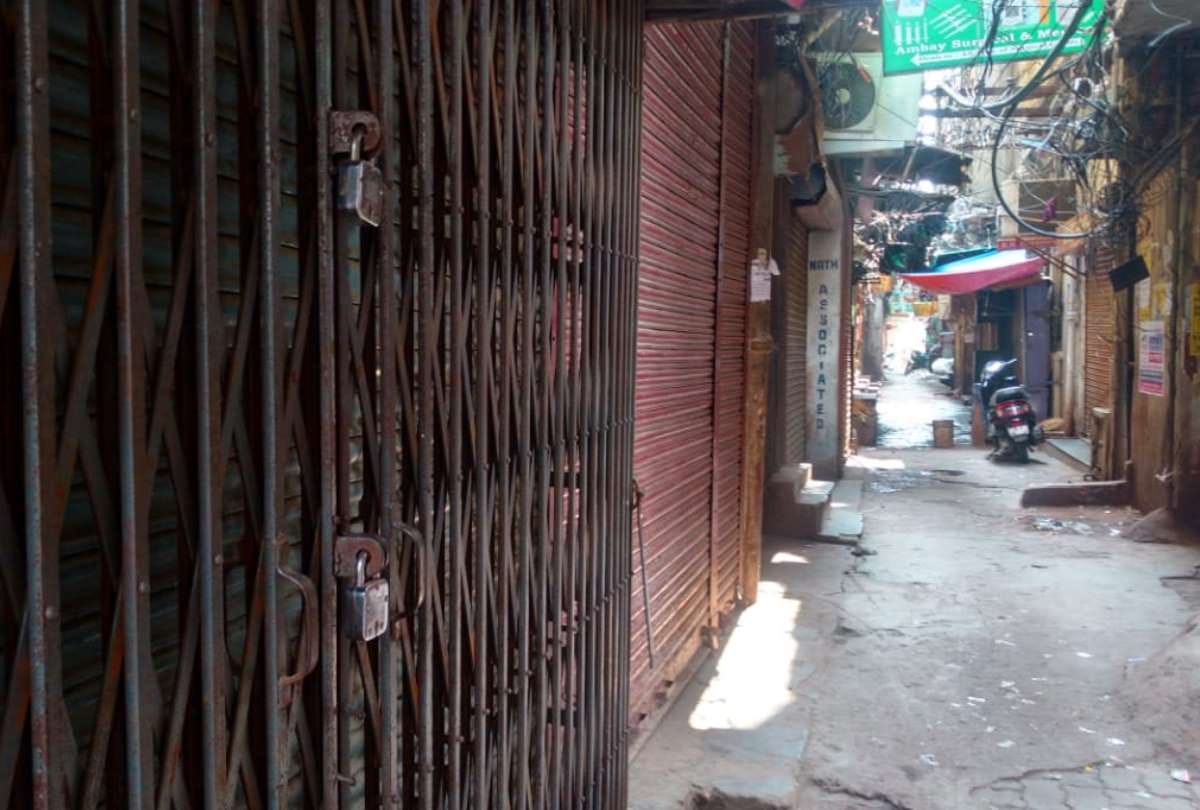pictures of bharat bandh against E-Pharmacy