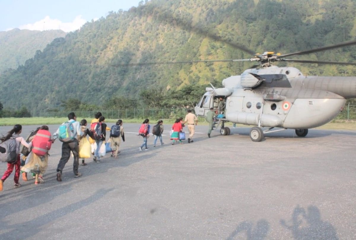 Air force rescue operation in chamba himachal pradesh