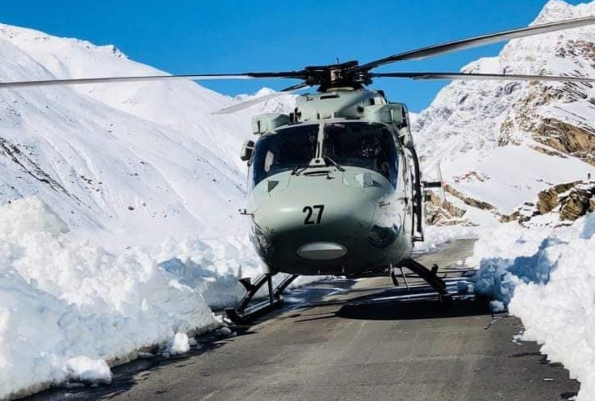 indian air force rescue operation in kullu lahaul spiti himachal pradesh