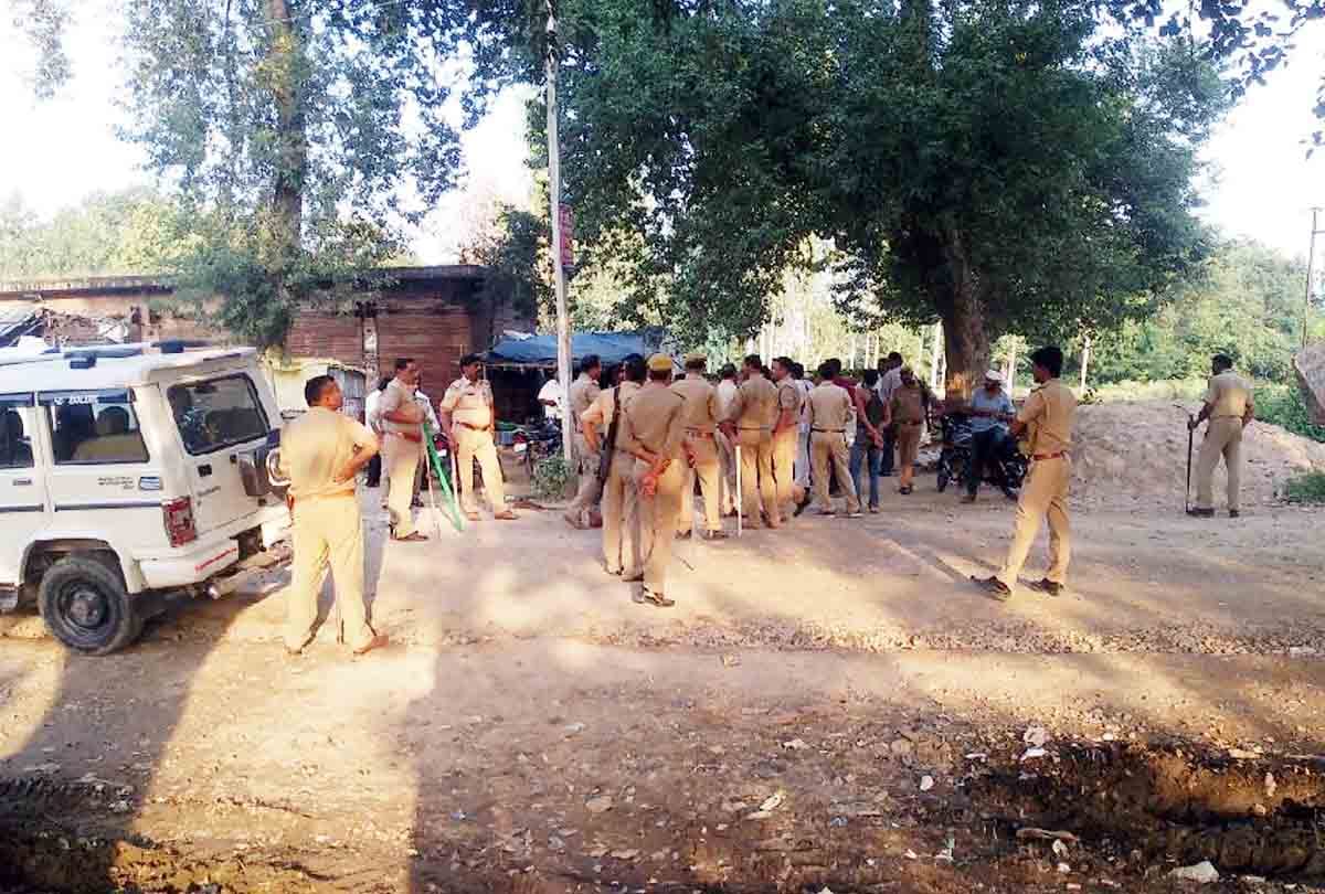Attack on team removing encroachment