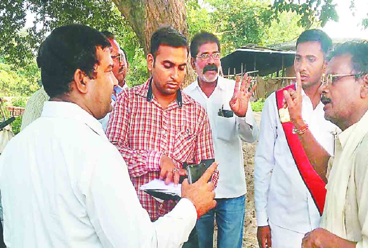 Attack on team removing encroachment