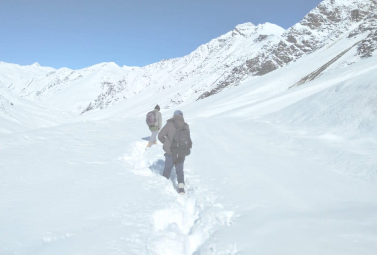 snowfall recorded in Kelang and rohtang pass himachal