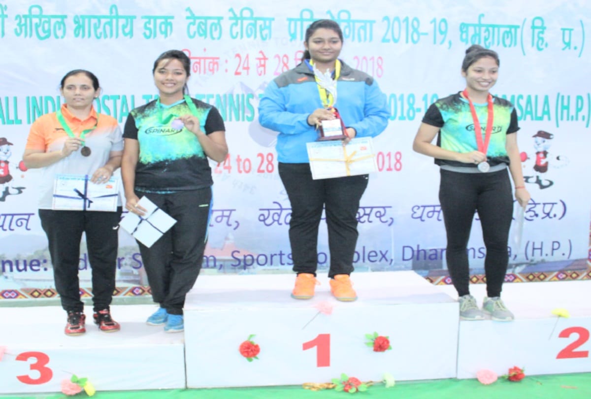 Himachal team won bronze medal in postel 34th All India Table Tennis Competition