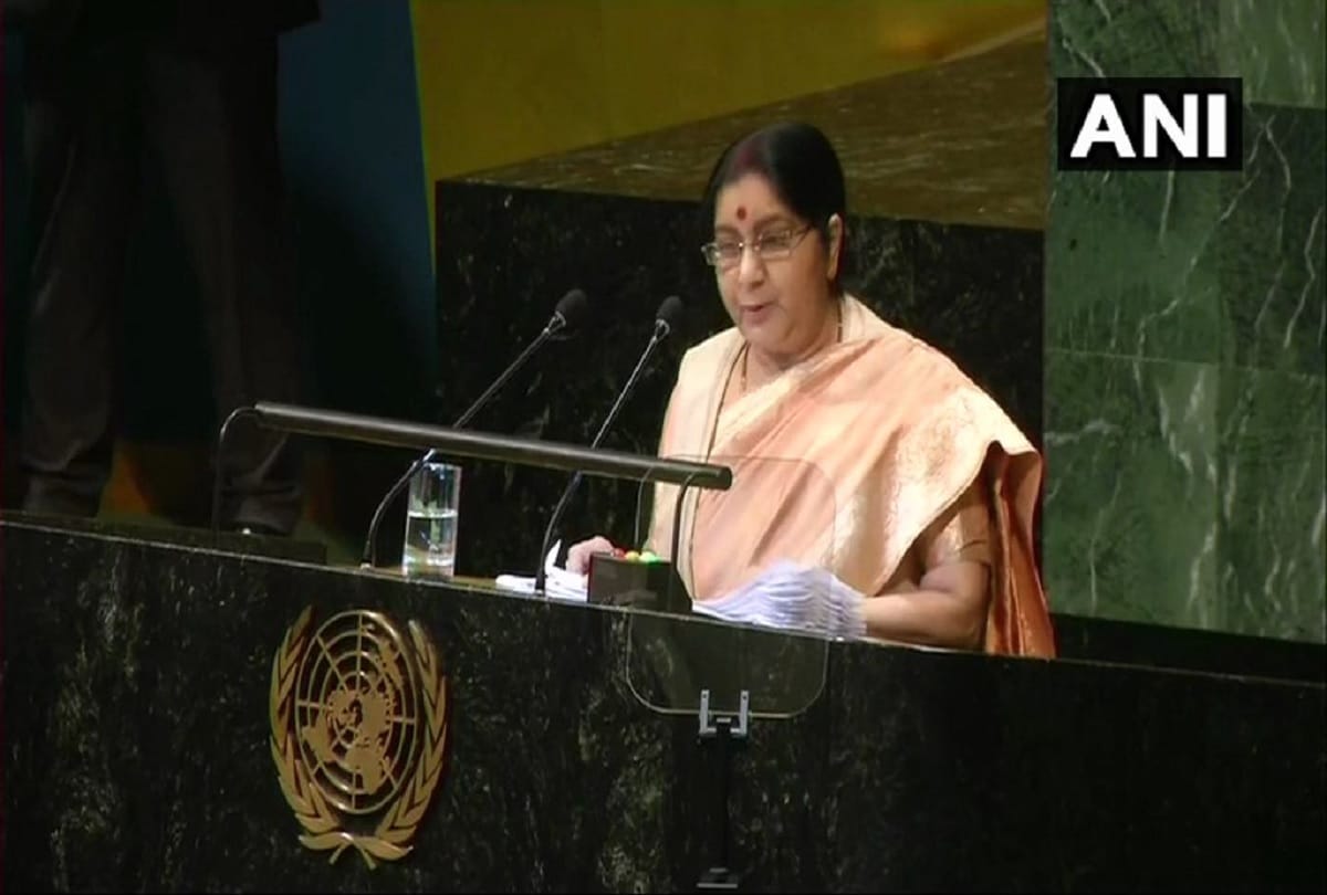 73rd United Nations General Assembly sushma swaraj speech