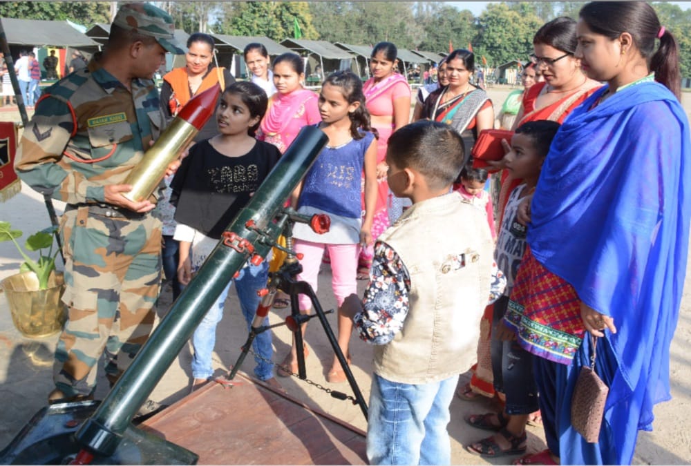 Surgical strike day Parakram parv arms exhibition in dehradun
