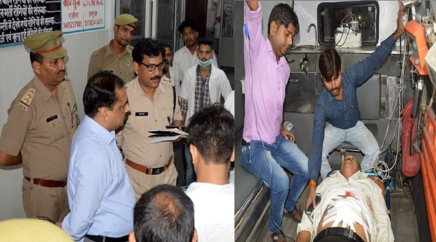 shooted of officer in Bijnor and police has started to investigate