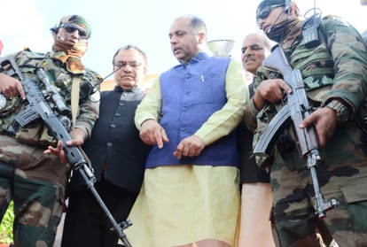 Exhibition of weapons organized in shimla on the occasion of Surgical Strike Day