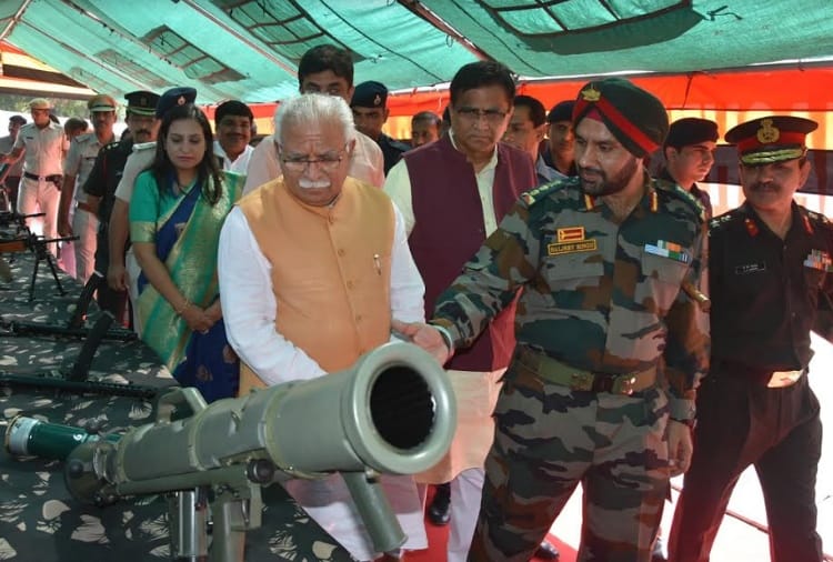CM Manohar Lal is present on Surgical Strike Day in Jhajjar