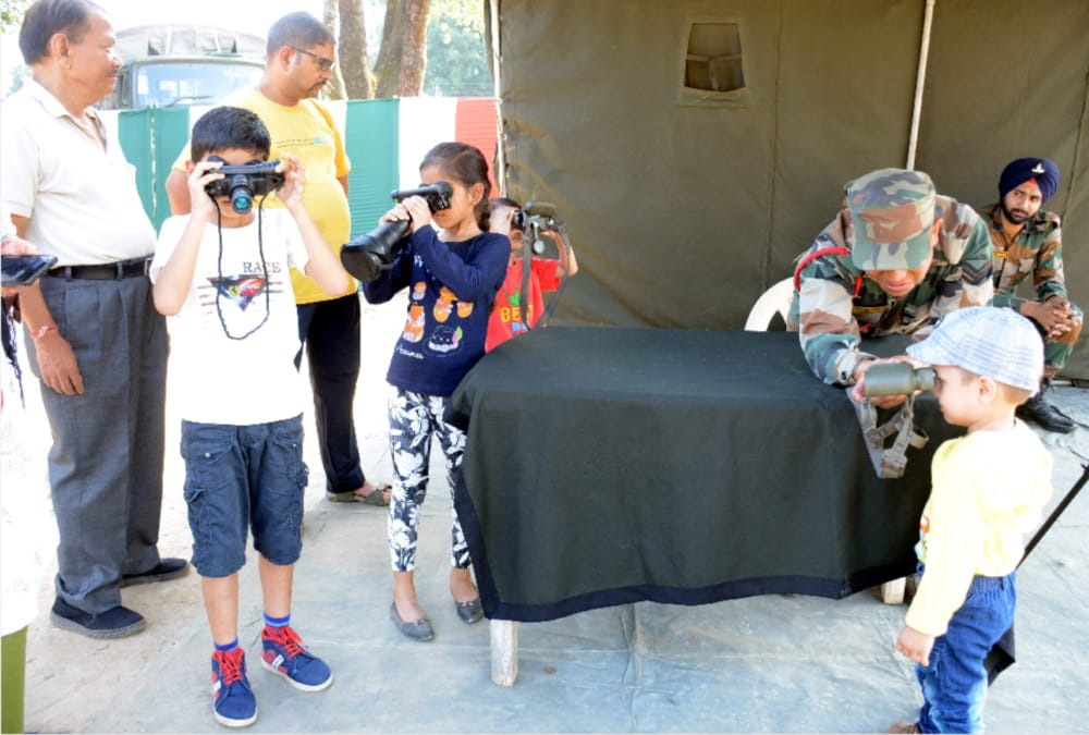 Surgical strike day Parakram parv arms exhibition in dehradun