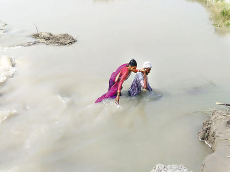 Ganga water level reached near warning point