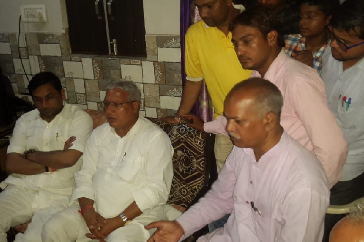 Attack on Bjp leader home in meerut alligation for slaping a child two arrested communal tension
