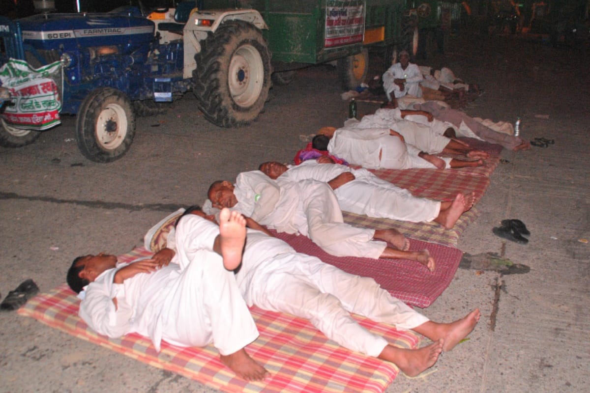Bhakiyu Kisan Yata: farmers are moving ahead for their rights with hukka and turban