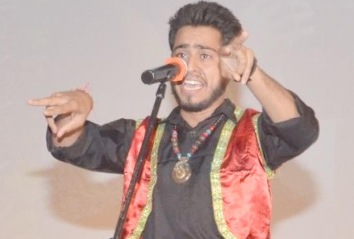 shubham sing song in youth festival dharamshala