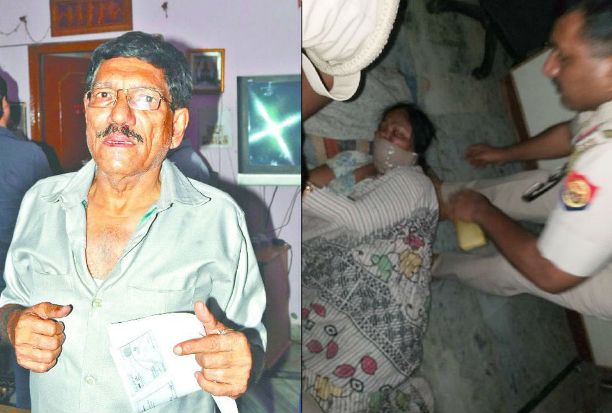 robbers looted the retired income tax commissioner after made hostage in house agra