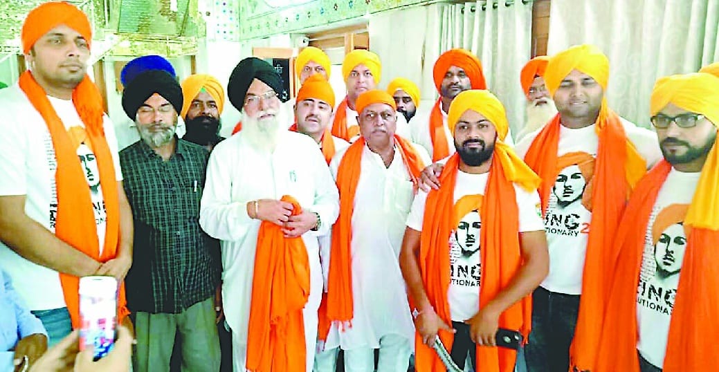 Descendants of martyrs in Darbar Nanakmatta Sahib