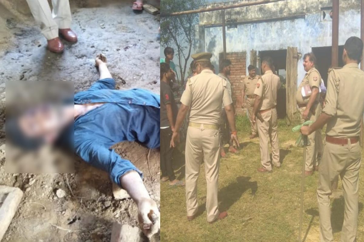 Baghpat: man dead body found in a house after he shot dead police investigating