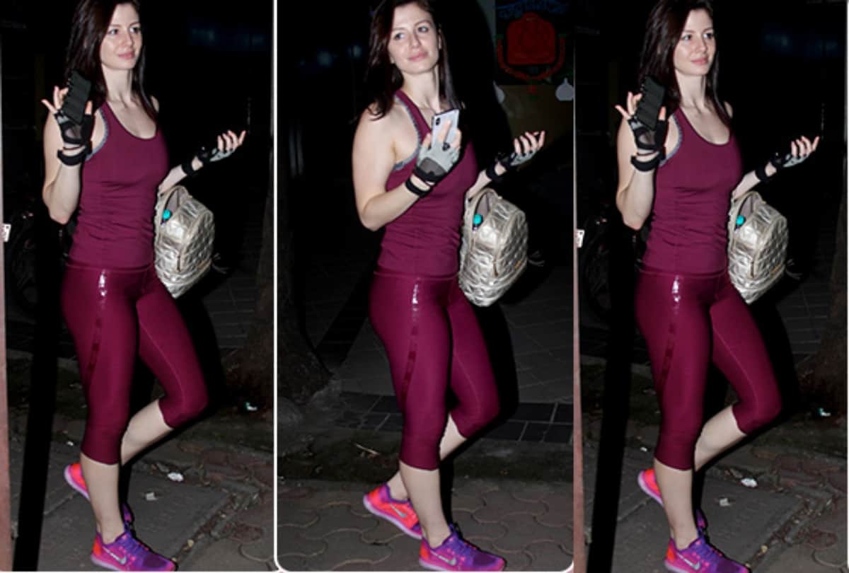 Arbaaz Khan girlfriend Giorgia Andriani spotted outside gym in Bandra