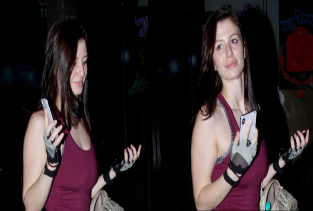 Arbaaz Khan girlfriend Giorgia Andriani spotted outside gym in Bandra
