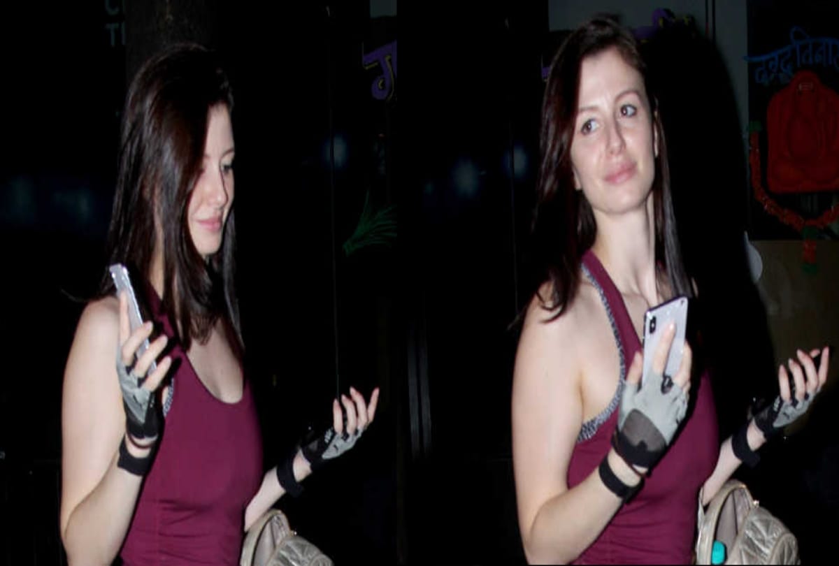 Arbaaz Khan girlfriend Giorgia Andriani spotted outside gym in Bandra
