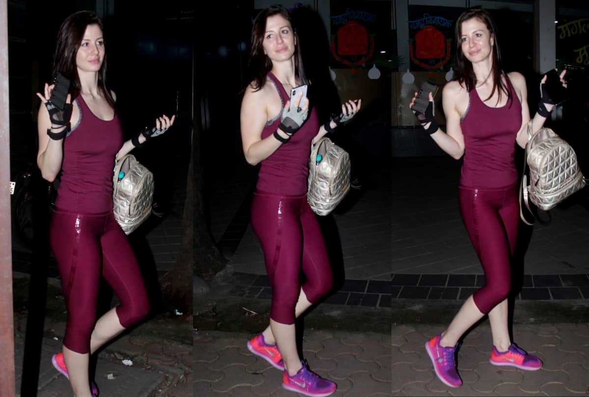 Arbaaz Khan girlfriend Giorgia Andriani spotted outside gym in Bandra
