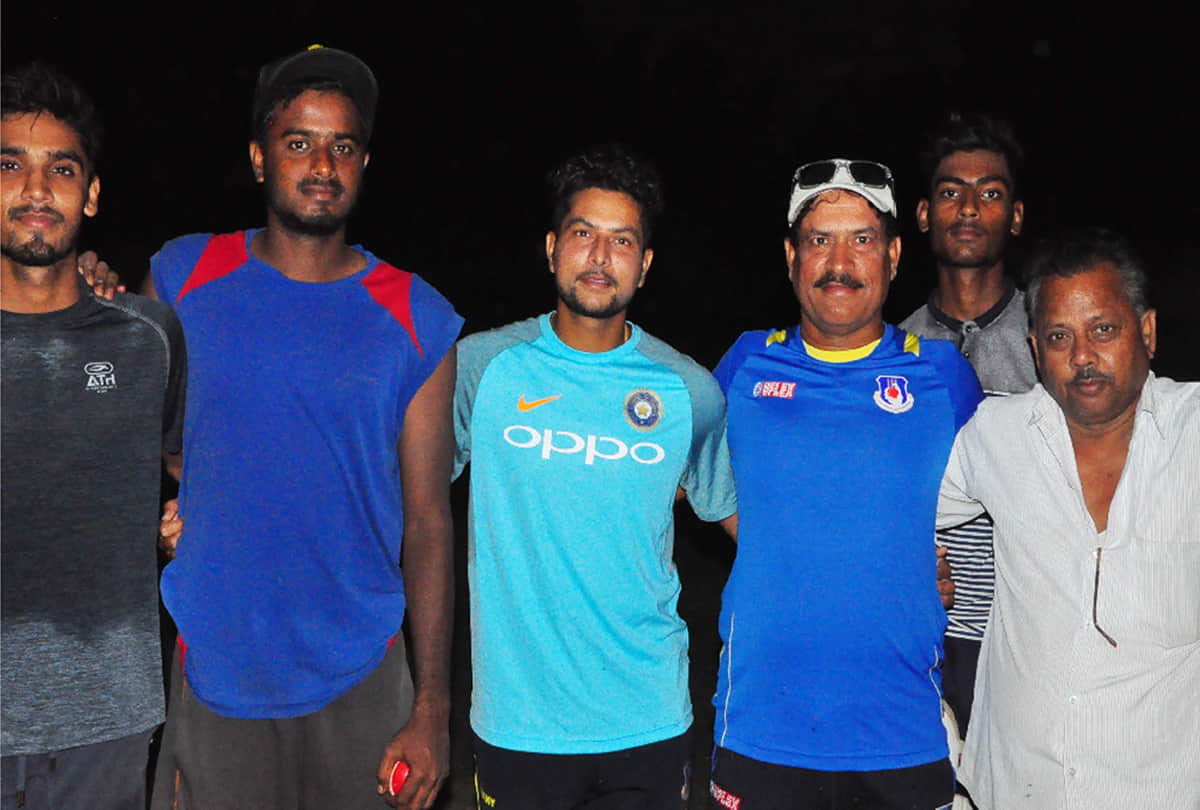 Indian Spin Bowler Kuldeep Yadav In Kanpur