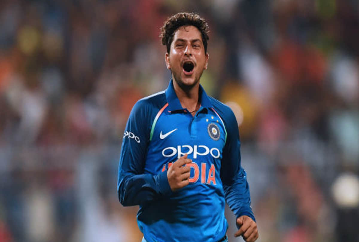 Indian Spin Bowler Kuldeep Yadav In Kanpur